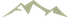 Light green mountain range graphic.